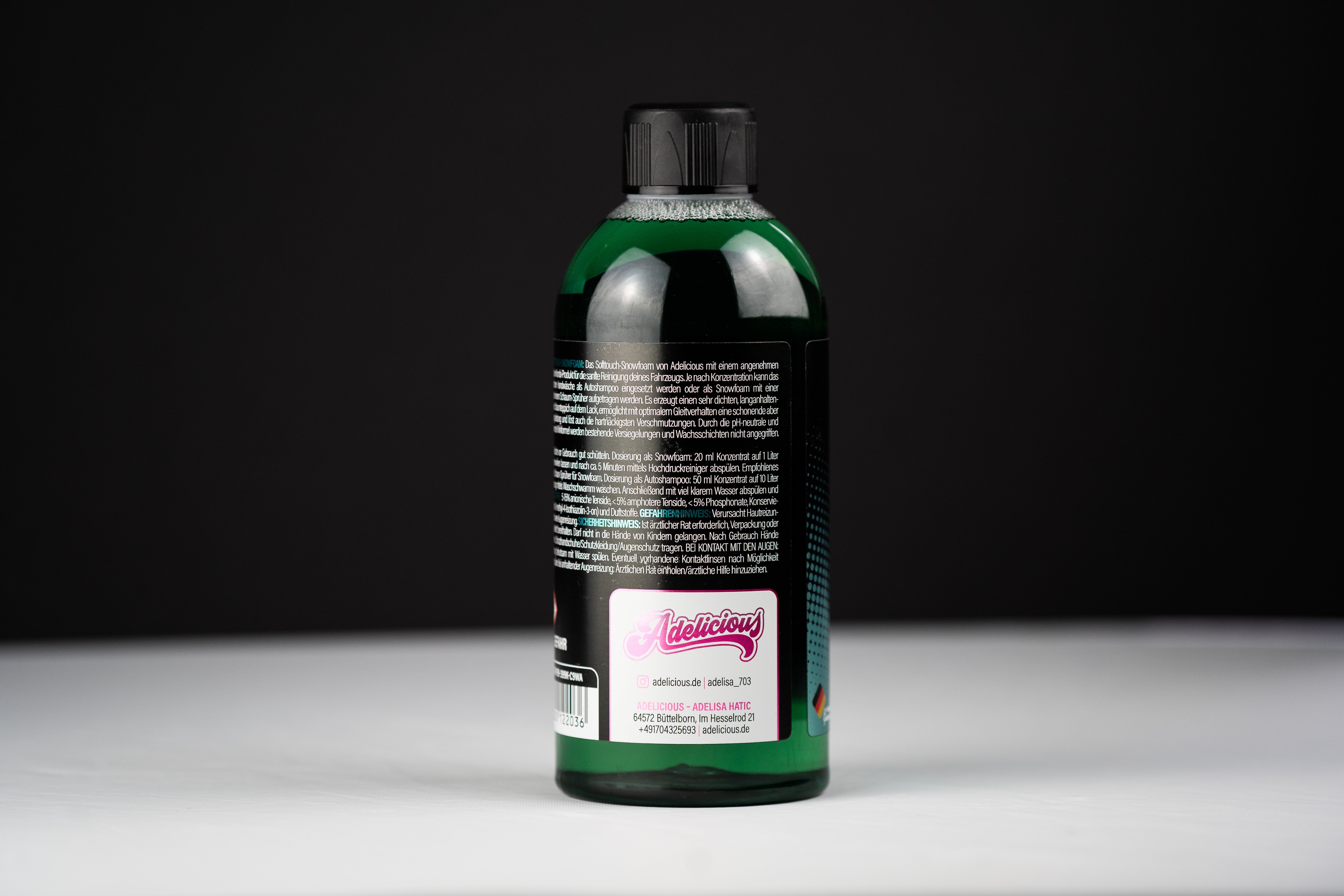 Adelicious Softtouch-Snowfoam Coco | 500ml, ph-neutral, türkis